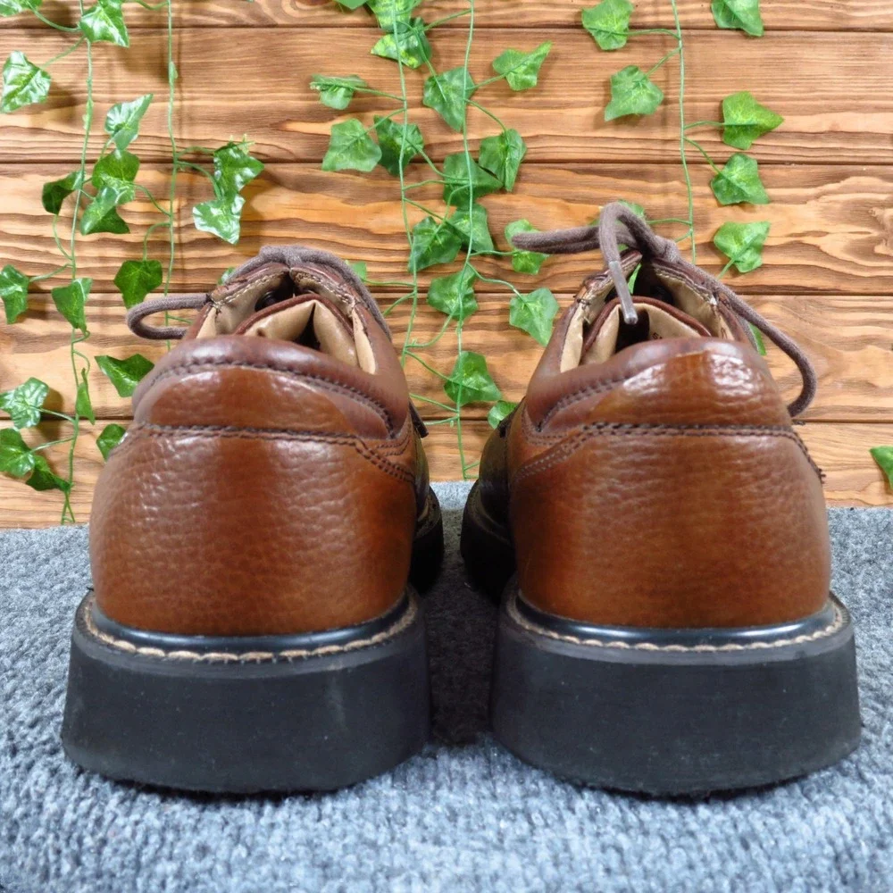 Dockers 90-3902 Mens Oxford Shoes Size 9.5M Business Casual Brown Leather Lug‎